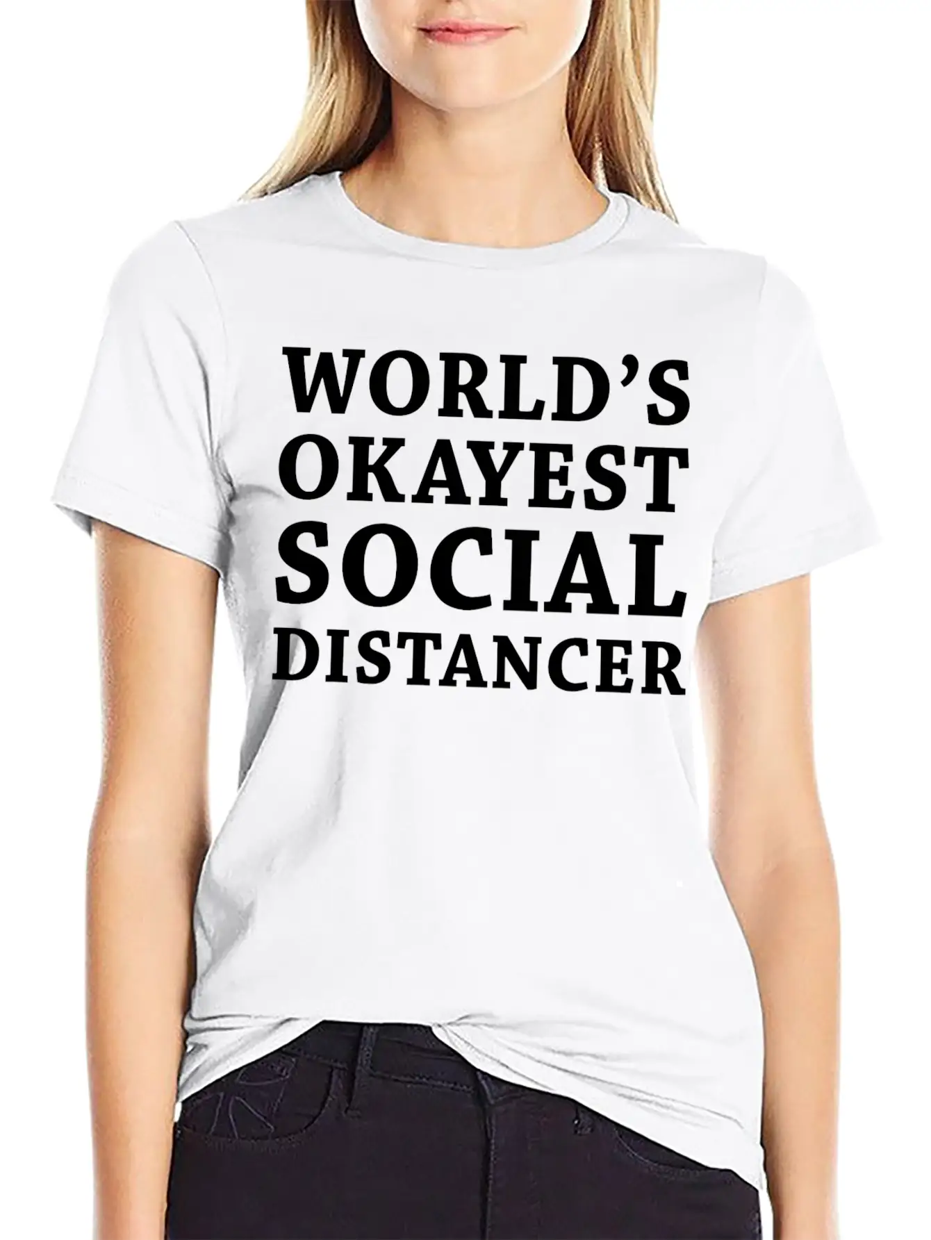Social Distancer Breathable Soft Cotton T-Shirt – Timeless Casual Look