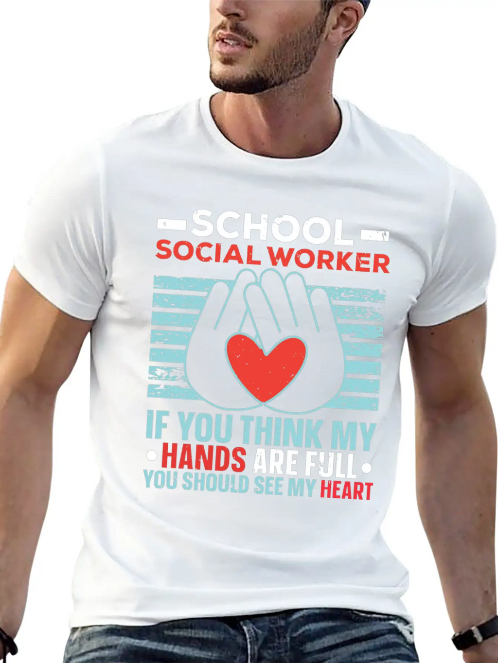 Social Worker Job Profession Social Welfare Unisex Short Sleeve Soft Cotton T-Shirt – Casual Everyday Wear