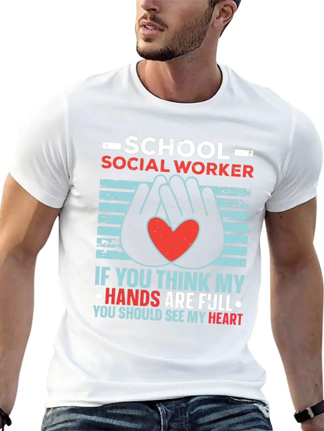 Social Worker Job Profession Social Welfare Unisex Short Sleeve Soft Cotton T-Shirt – Casual Everyday Wear