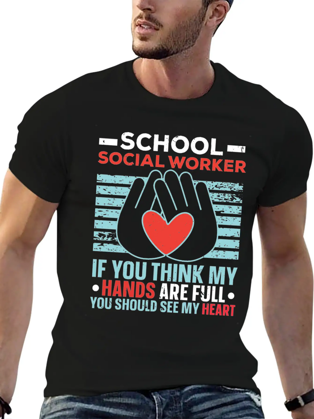 Social Worker Job Profession Social Welfare Unisex Short Sleeve Soft Cotton T-Shirt – Casual Everyday Wear