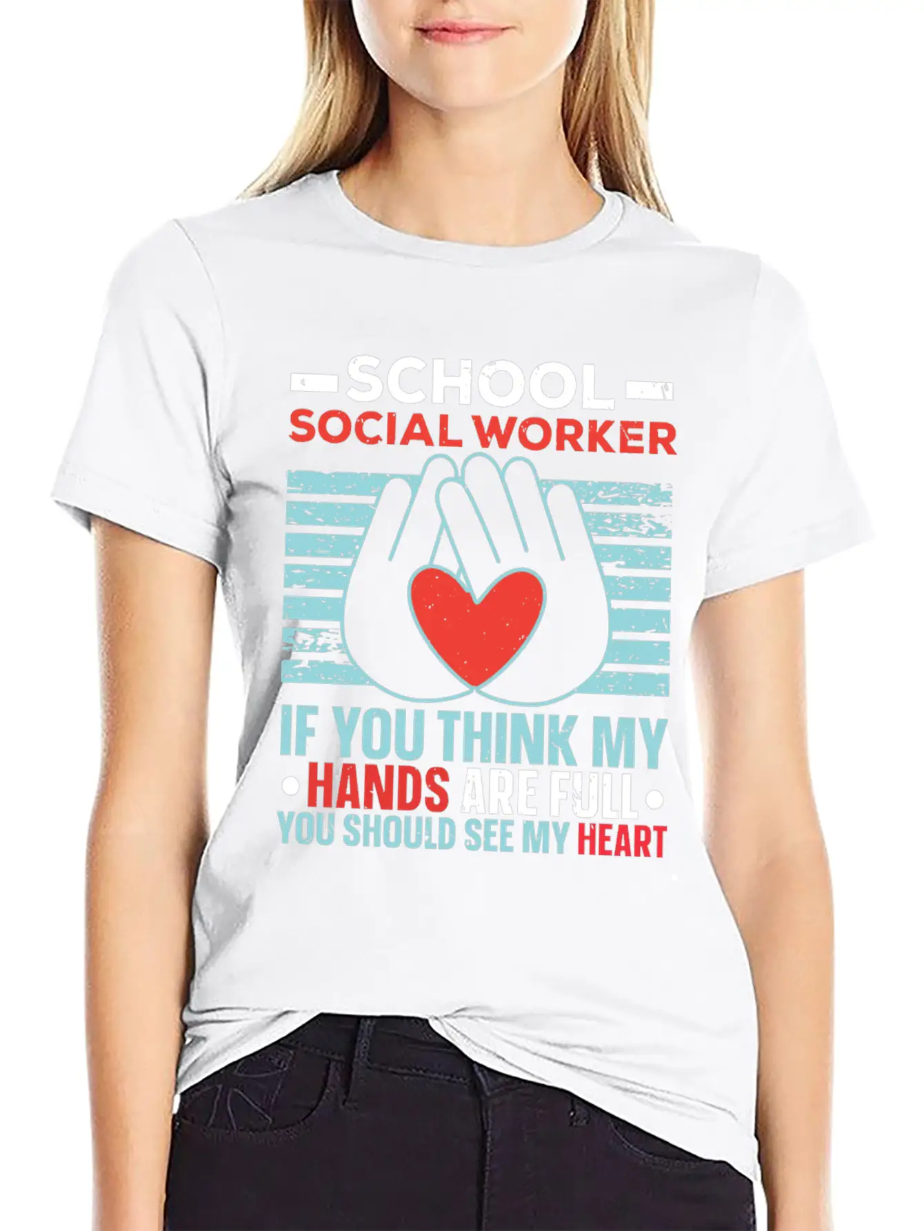 Social Worker Job Profession Social Welfare Unisex Short Sleeve Soft Cotton T-Shirt – Casual Everyday Wear
