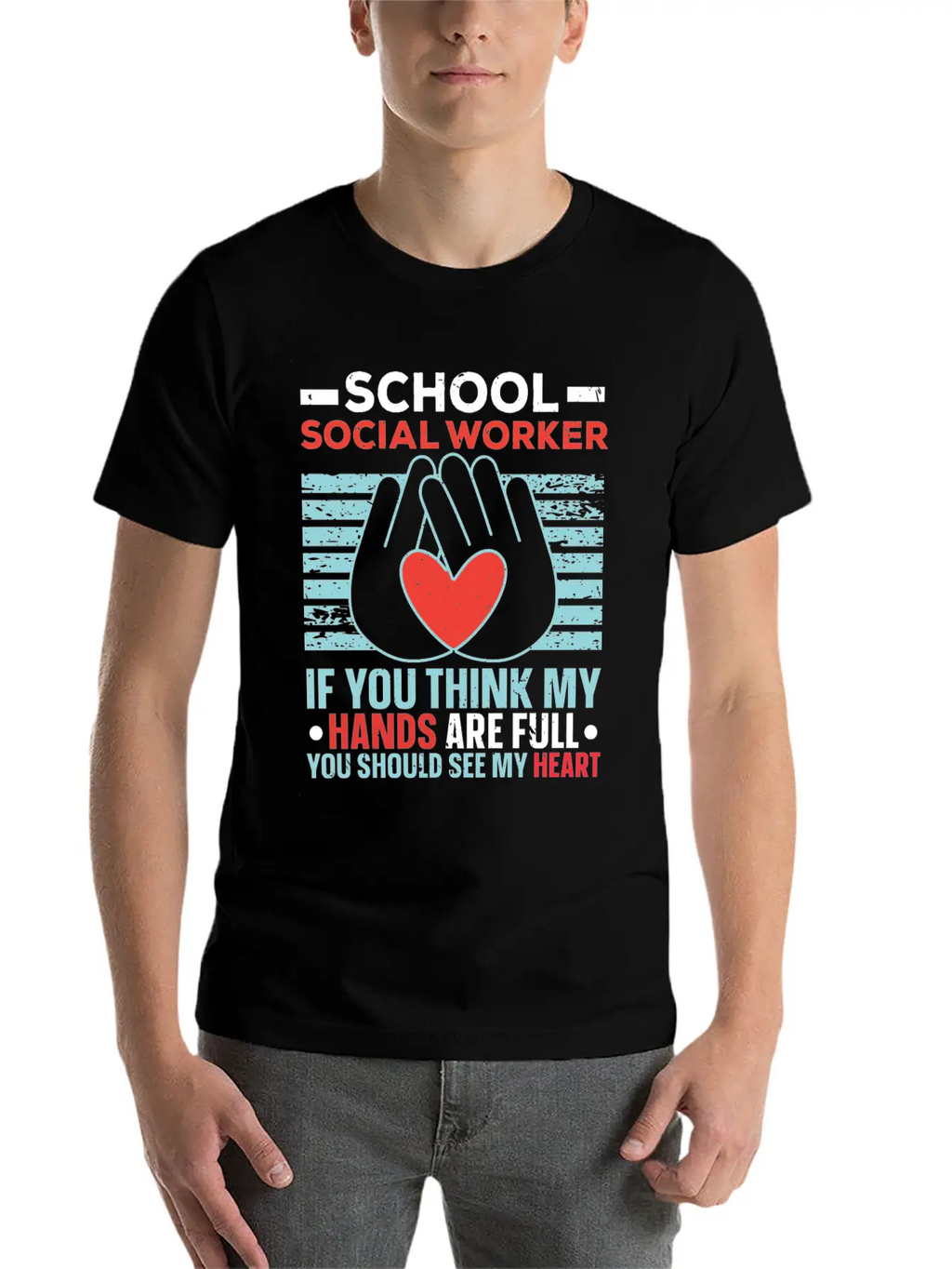 Social Worker Job Profession Social Welfare Unisex Short Sleeve Soft Cotton T-Shirt – Casual Everyday Wear
