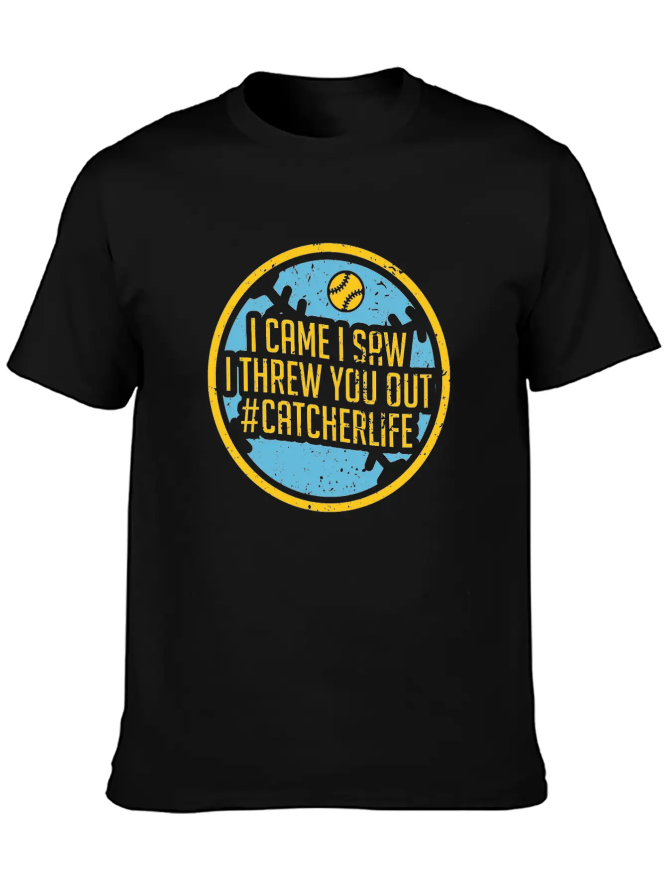Softball Unisex Short Sleeve Soft Cotton T-Shirt – Casual Everyday Wear