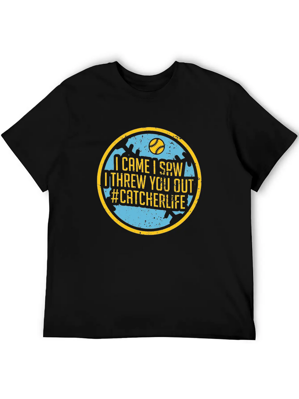 Softball Unisex Short Sleeve Soft Cotton T-Shirt – Casual Everyday Wear