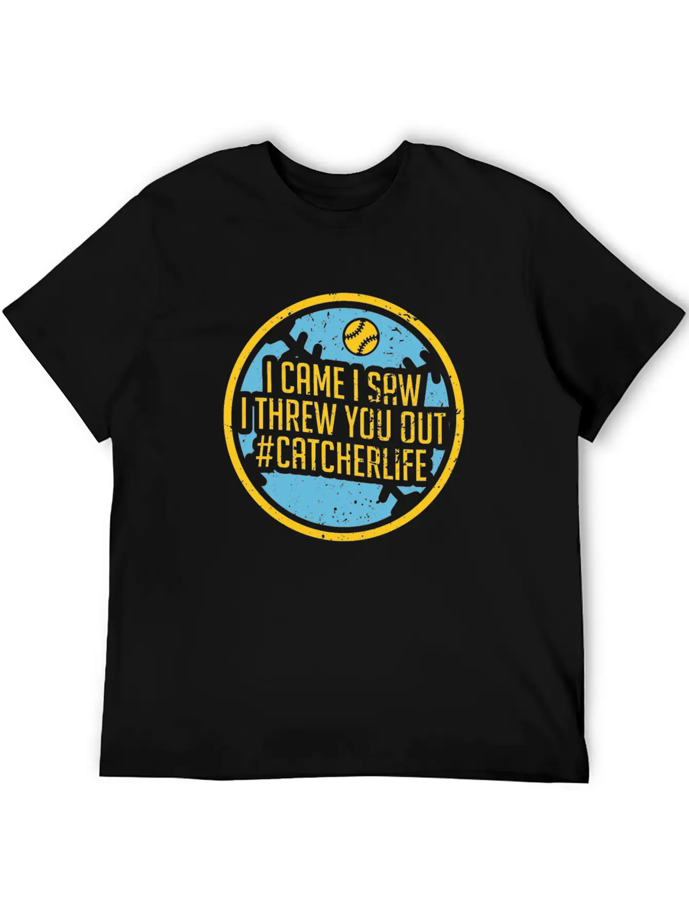 Softball Unisex Short Sleeve Soft Cotton T-Shirt – Casual Everyday Wear
