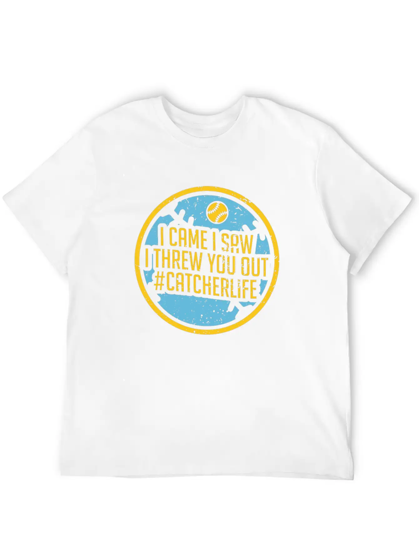 Softball Unisex Short Sleeve Soft Cotton T-Shirt – Casual Everyday Wear