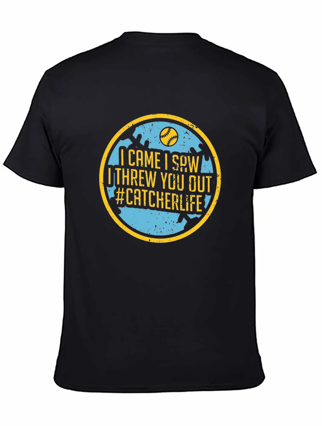 Softball Unisex Short Sleeve Soft Cotton T-Shirt – Casual Everyday Wear