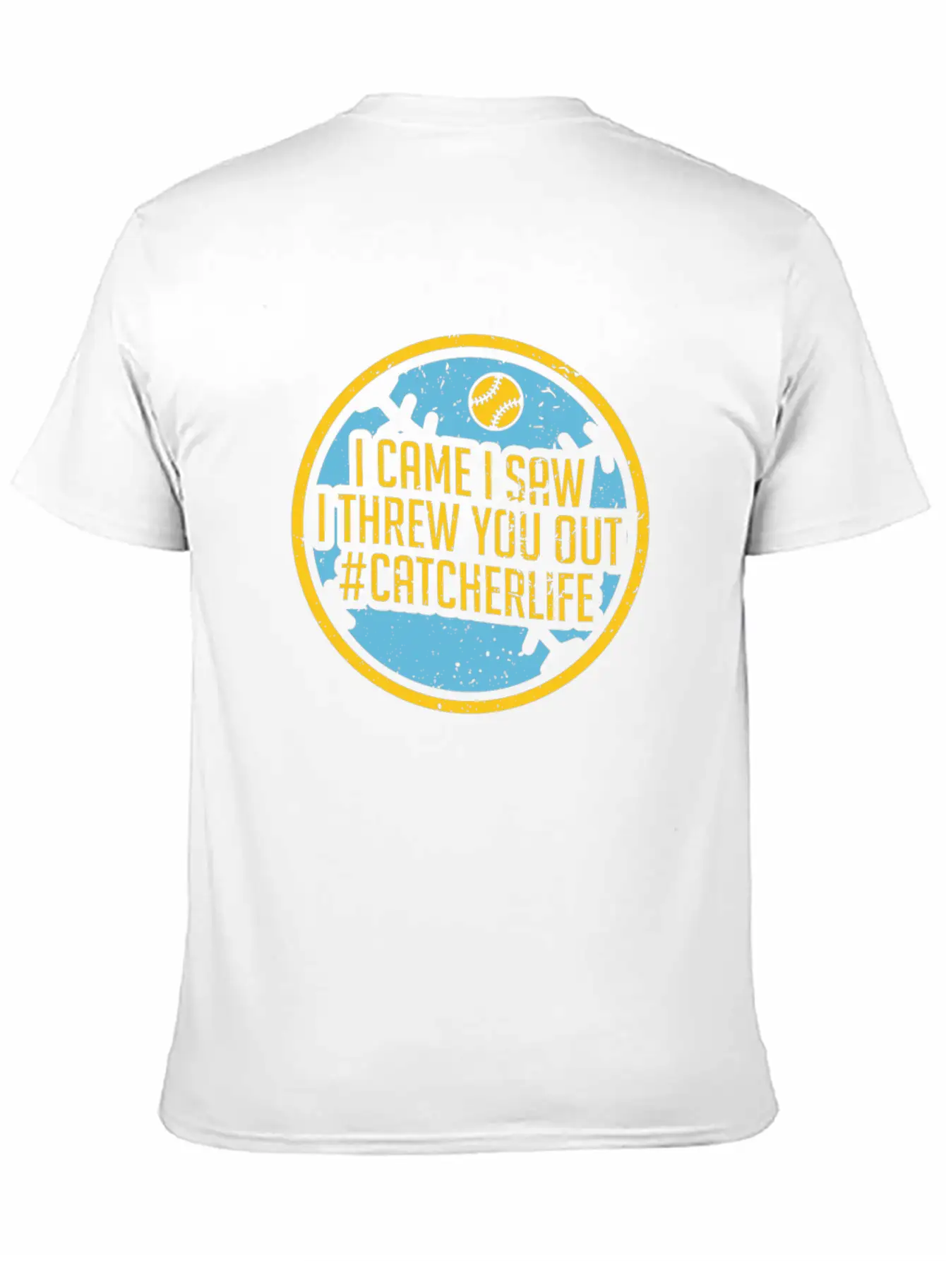 Softball Unisex Short Sleeve Soft Cotton T-Shirt – Casual Everyday Wear