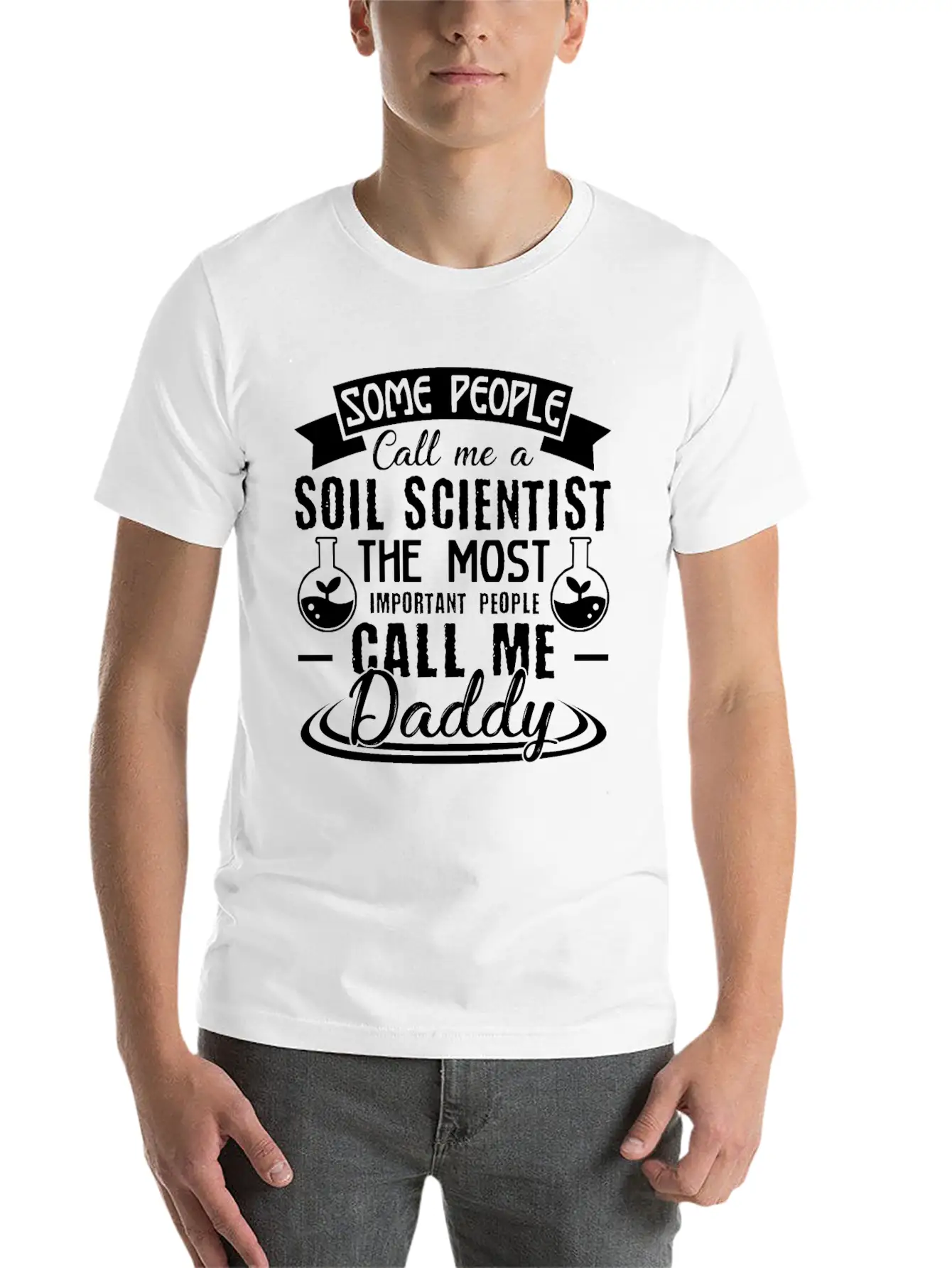 Soil Scientist Daddy Shirt Breathable Soft Cotton T-Shirt – Timeless Casual Look