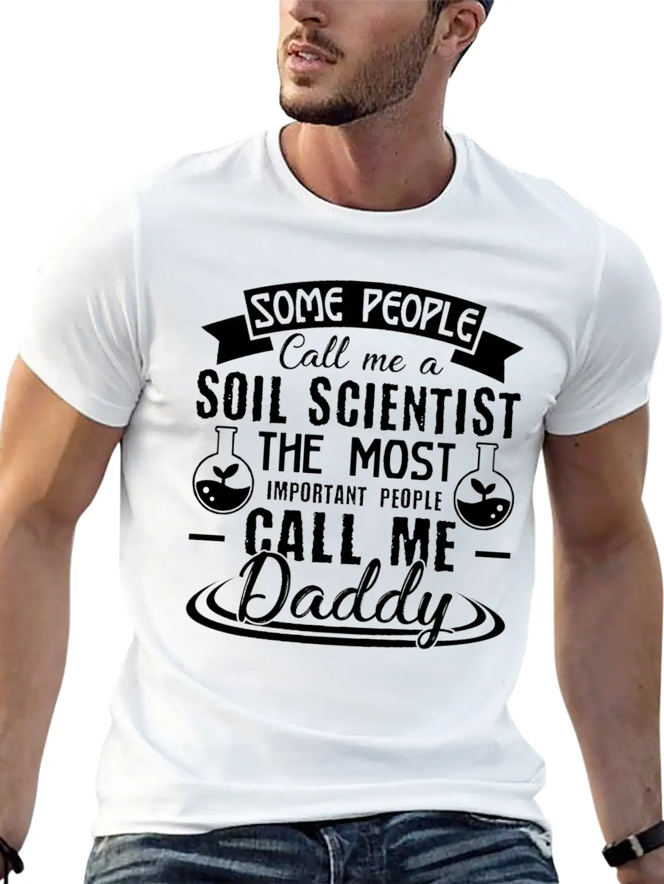 Soil Scientist Daddy Shirt Breathable Soft Cotton T-Shirt – Timeless Casual Look