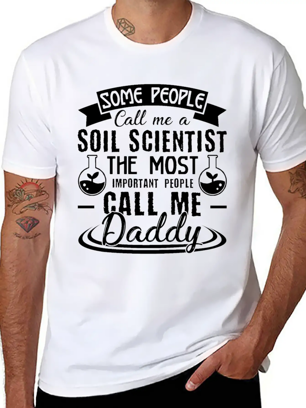 Soil Scientist Daddy Shirt Breathable Soft Cotton T-Shirt – Timeless Casual Look