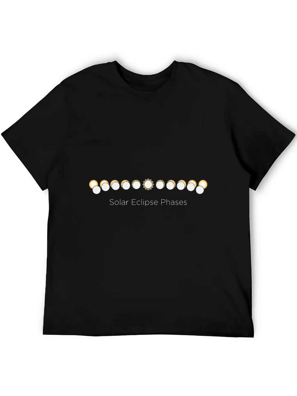 SOLAR ECLIPSE PHASES Classic Fit Graphic Tee For Daily Comfort – Unisex Cotton Shirt