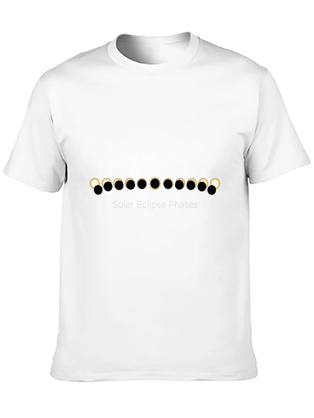 SOLAR ECLIPSE PHASES Classic Fit Graphic Tee For Daily Comfort – Unisex Cotton Shirt
