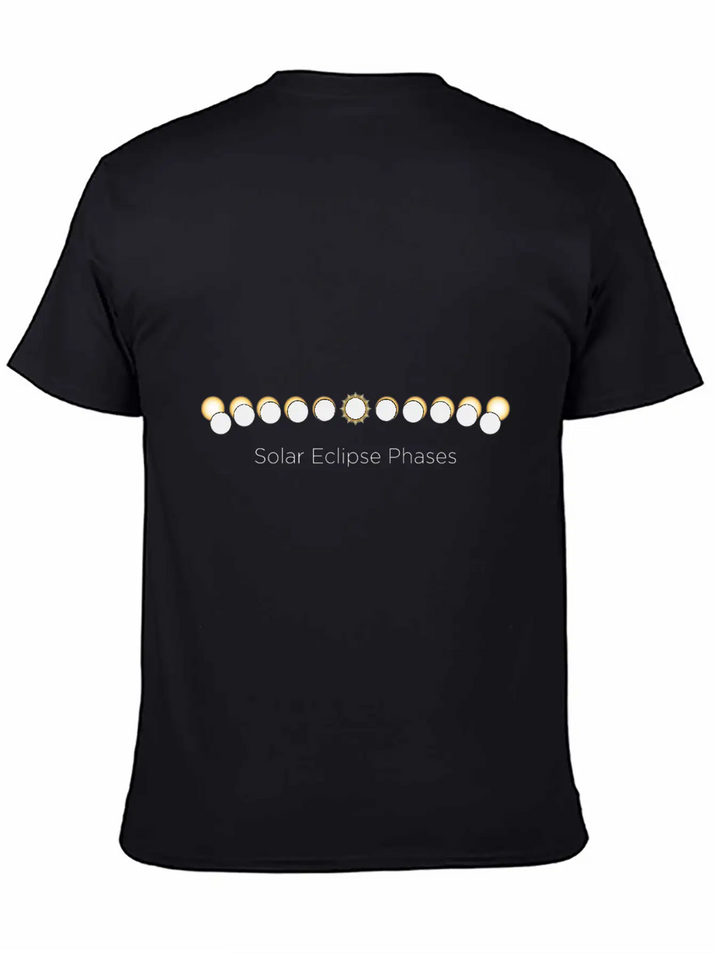 SOLAR ECLIPSE PHASES Classic Fit Graphic Tee For Daily Comfort – Unisex Cotton Shirt