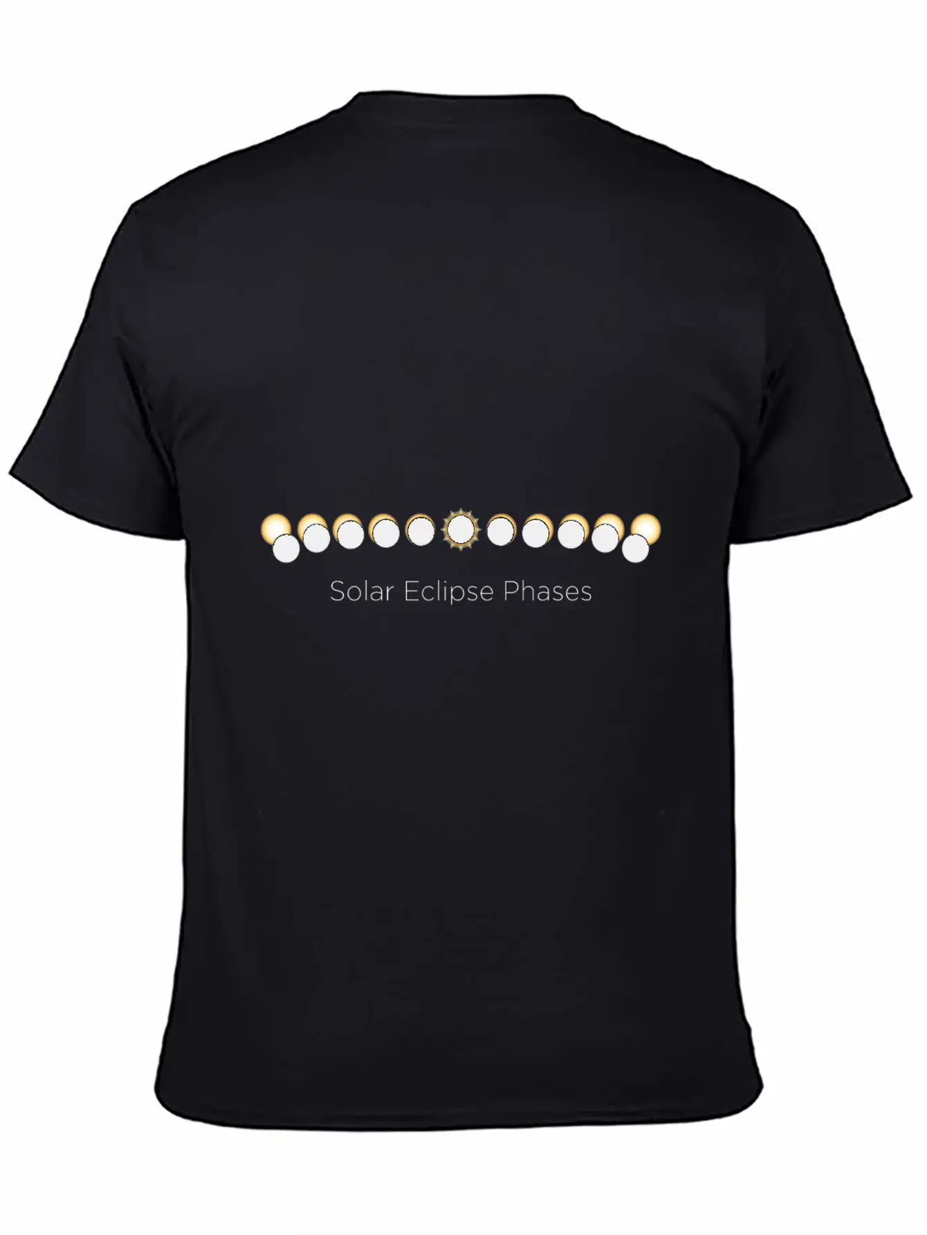 SOLAR ECLIPSE PHASES Classic Fit Graphic Tee For Daily Comfort – Unisex Cotton Shirt