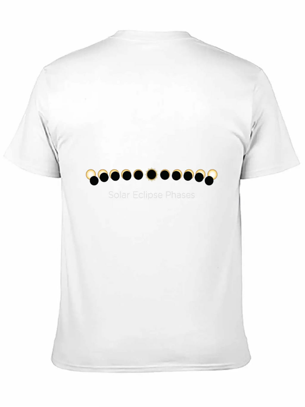SOLAR ECLIPSE PHASES Classic Fit Graphic Tee For Daily Comfort – Unisex Cotton Shirt