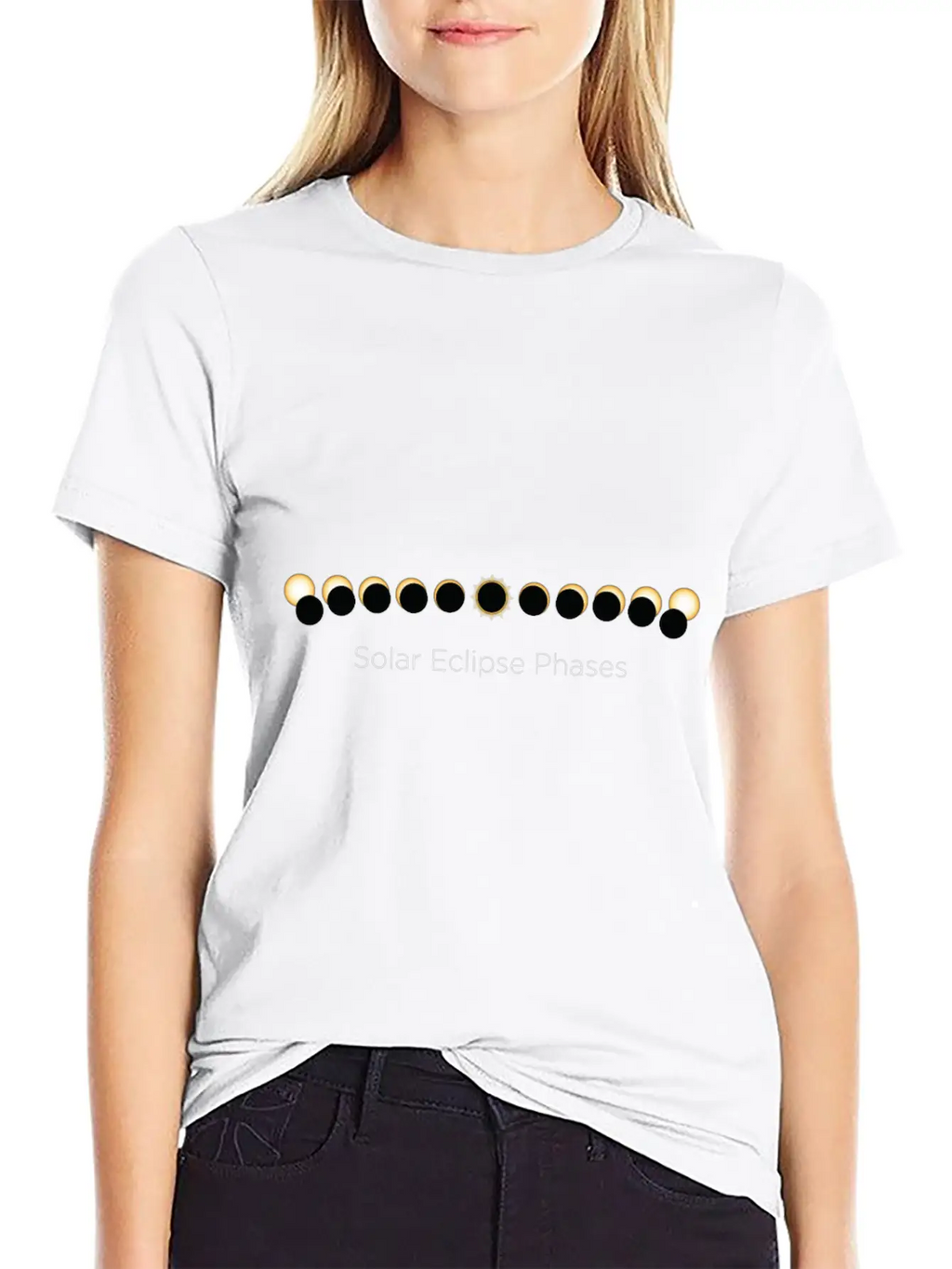 SOLAR ECLIPSE PHASES Classic Fit Graphic Tee For Daily Comfort – Unisex Cotton Shirt
