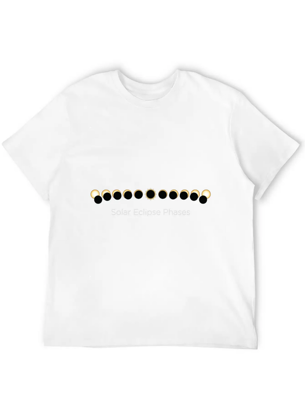 SOLAR ECLIPSE PHASES Classic Fit Graphic Tee For Daily Comfort – Unisex Cotton Shirt