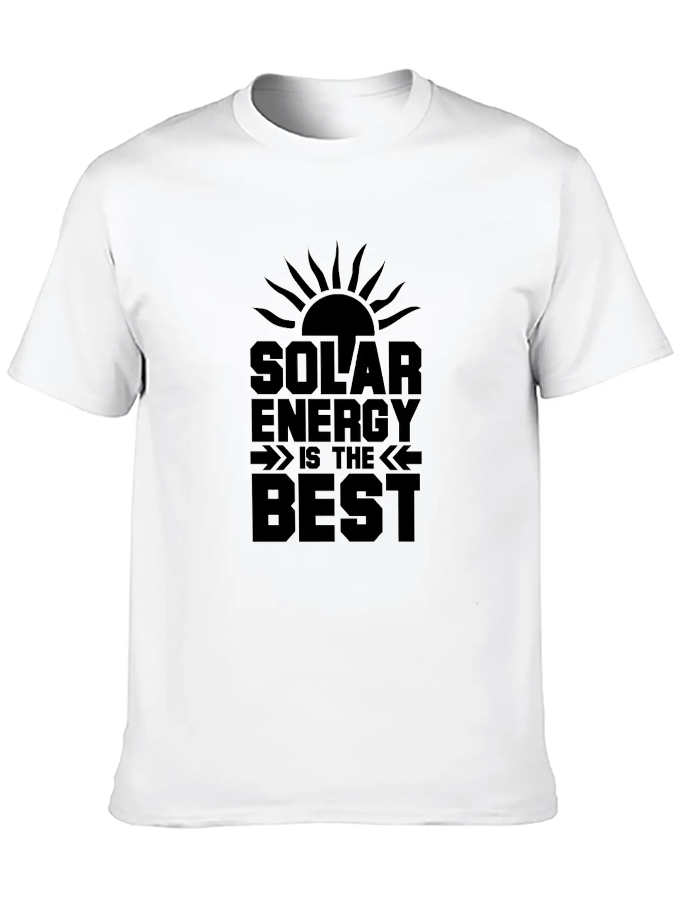 Solar Energy Is The Best Breathable Soft Cotton T-Shirt – Timeless Casual Look