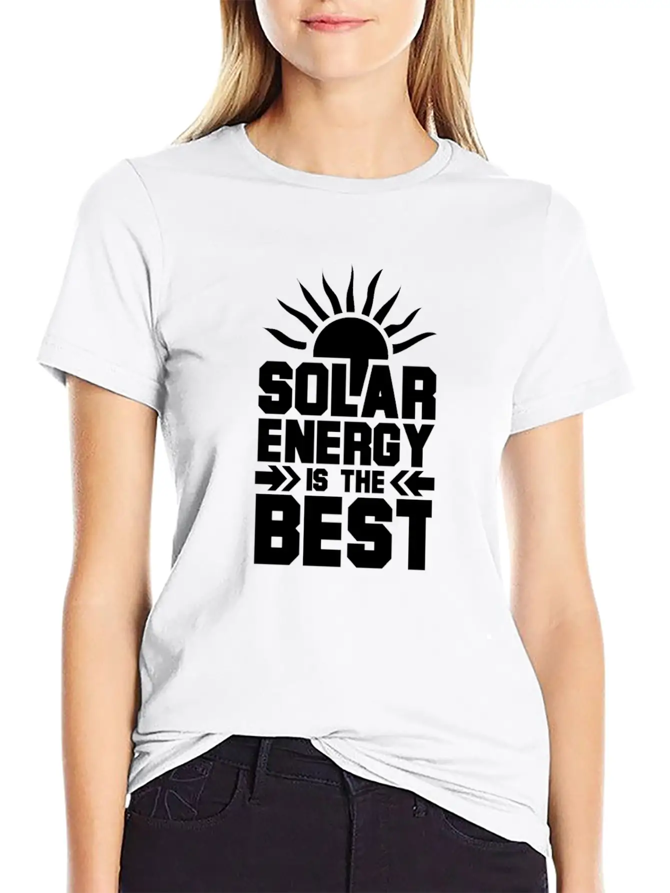 Solar Energy Is The Best Breathable Soft Cotton T-Shirt – Timeless Casual Look