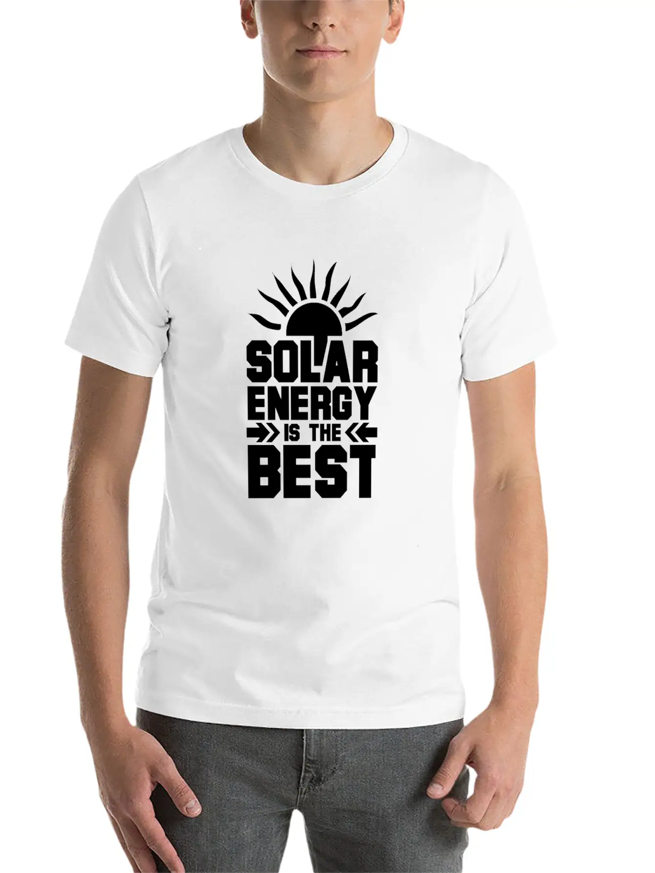 Solar Energy Is The Best Breathable Soft Cotton T-Shirt – Timeless Casual Look