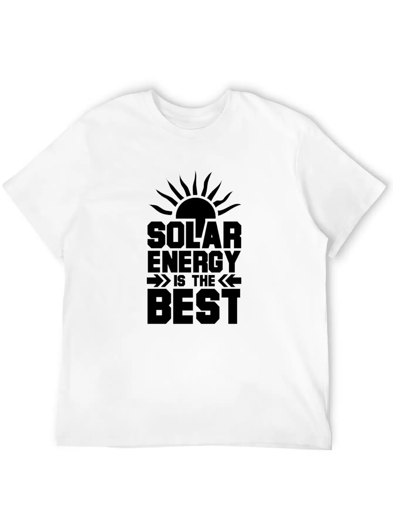 Solar Energy Is The Best Breathable Soft Cotton T-Shirt – Timeless Casual Look