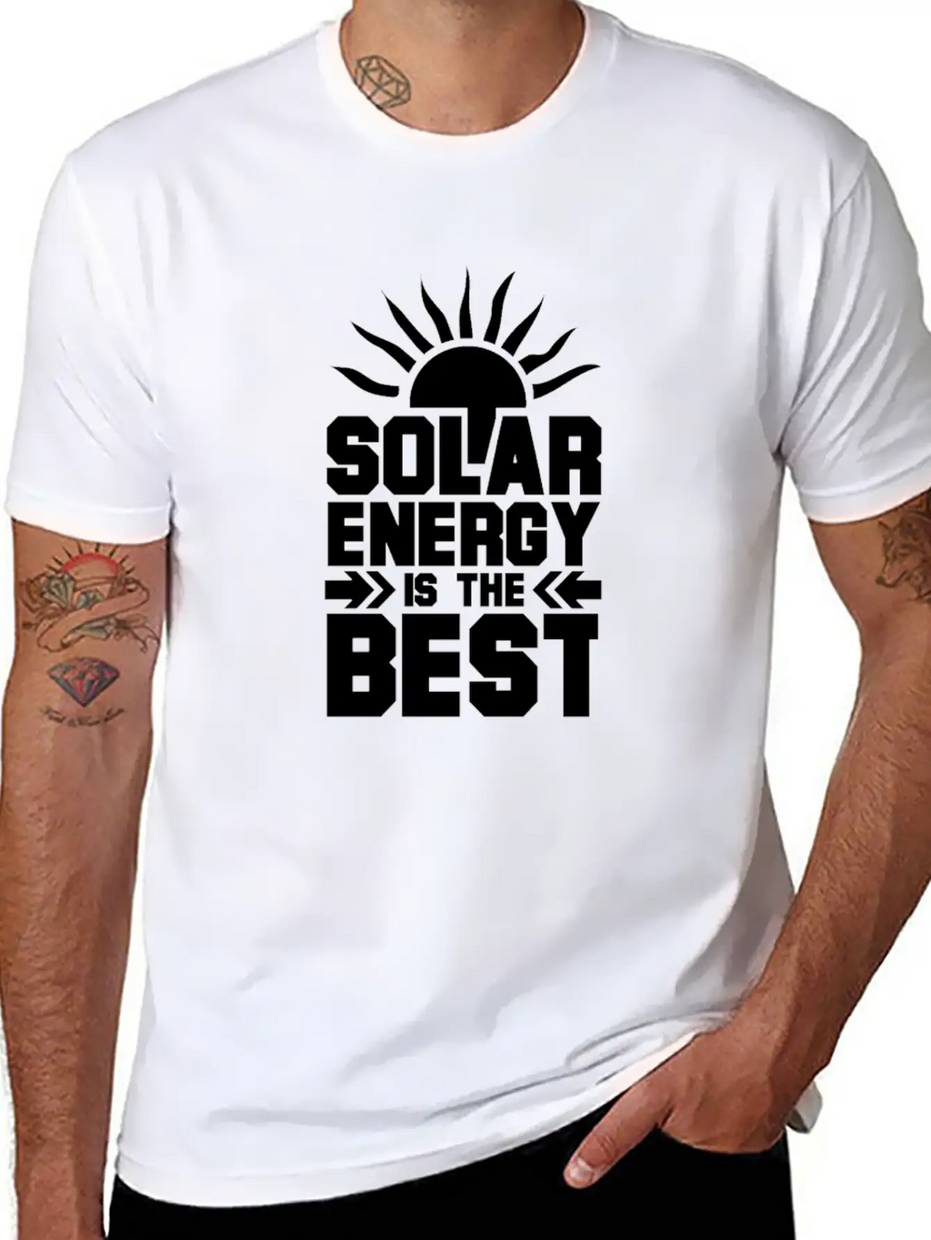 Solar Energy Is The Best Breathable Soft Cotton T-Shirt – Timeless Casual Look