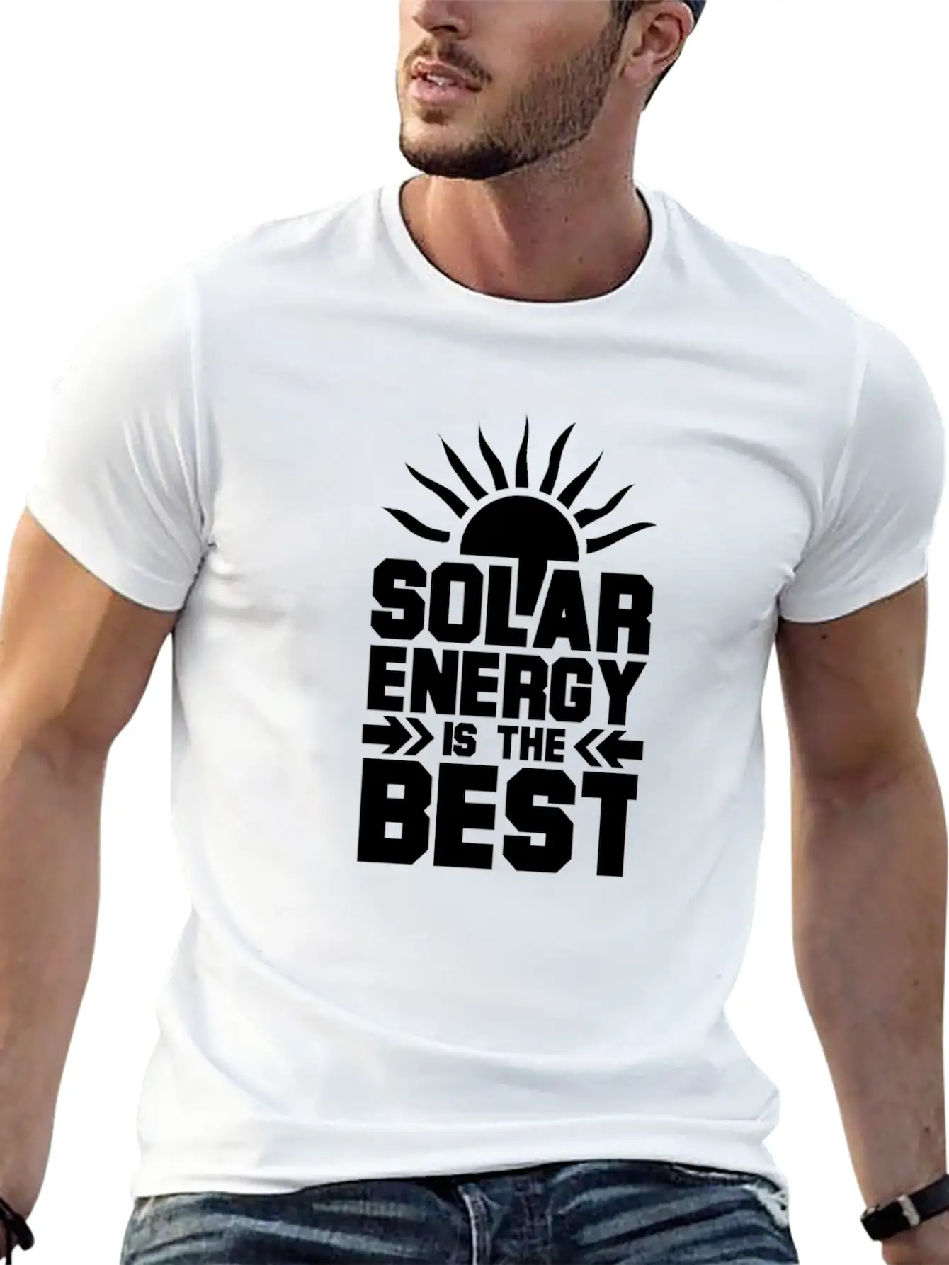Solar Energy Is The Best Breathable Soft Cotton T-Shirt – Timeless Casual Look