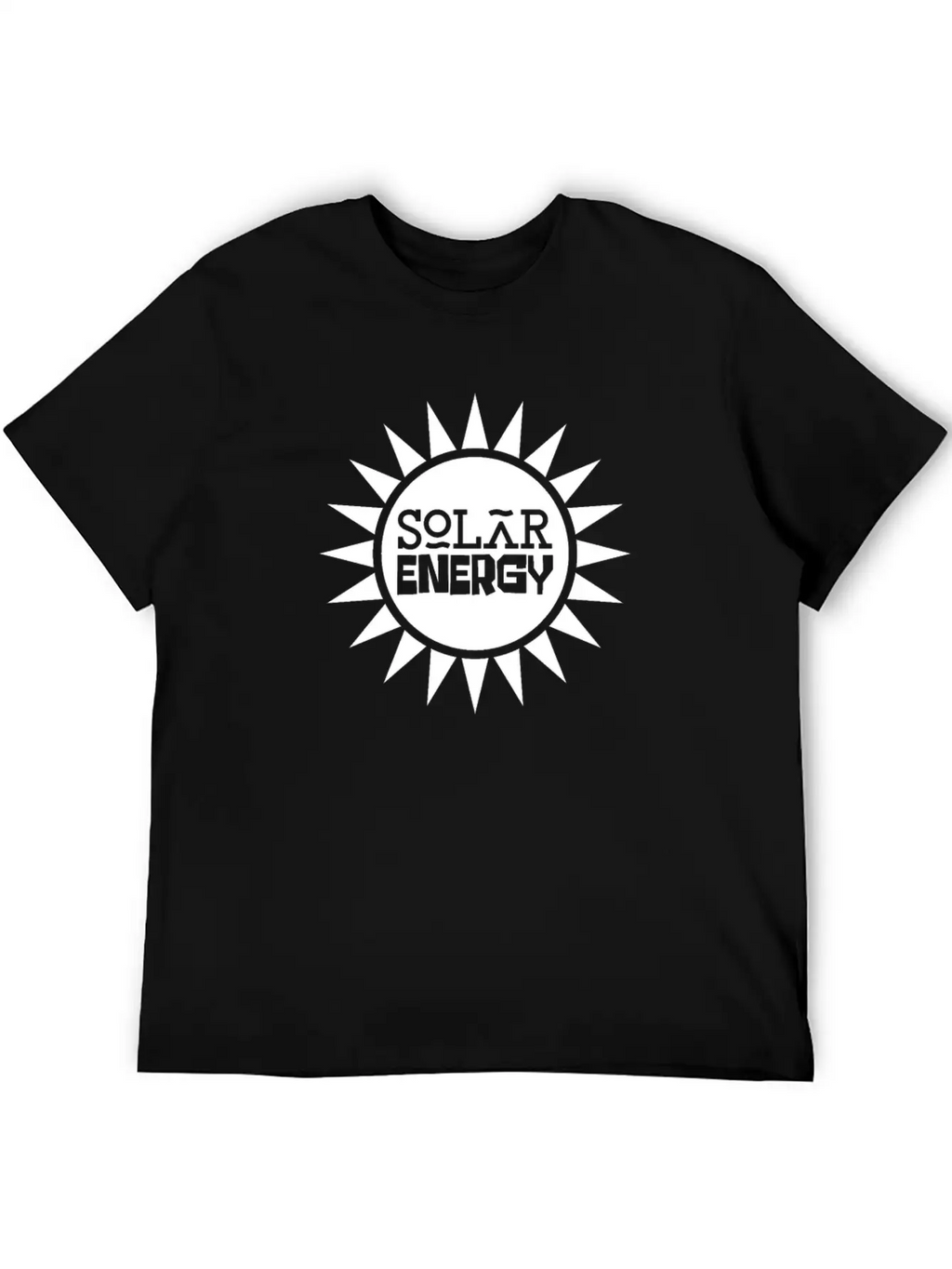 Solar Energy Sun Solar Power Renewable Energy Unisex Short Sleeve Soft Cotton T-Shirt – Casual Everyday Wear