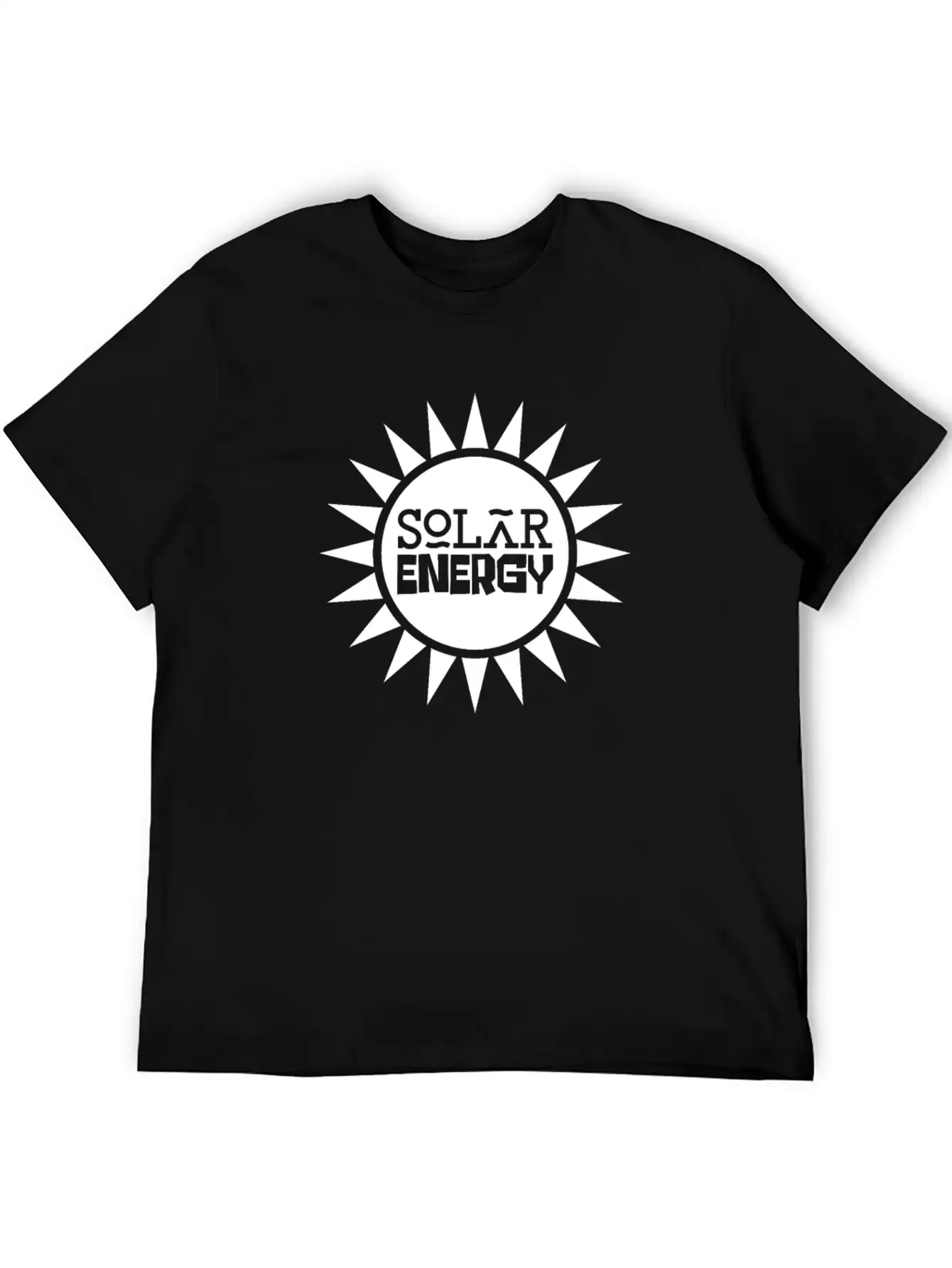 Solar Energy Sun Solar Power Renewable Energy Unisex Short Sleeve Soft Cotton T-Shirt – Casual Everyday Wear