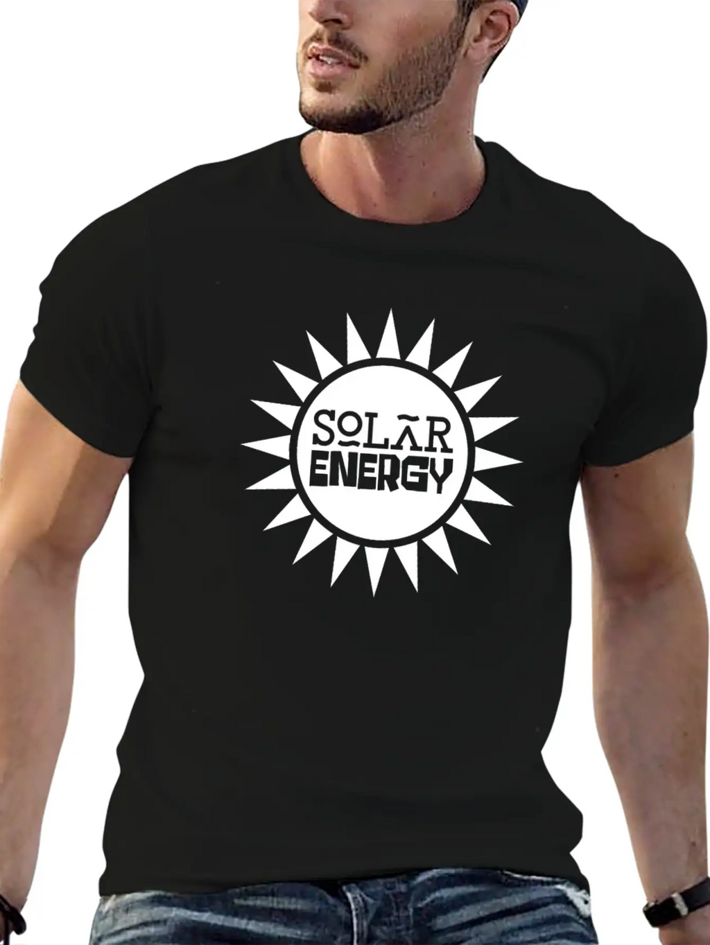Solar Energy Sun Solar Power Renewable Energy Unisex Short Sleeve Soft Cotton T-Shirt – Casual Everyday Wear