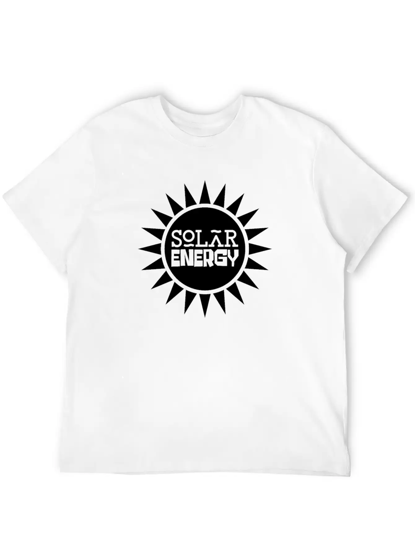 Solar Energy Sun Solar Power Renewable Energy Unisex Short Sleeve Soft Cotton T-Shirt – Casual Everyday Wear