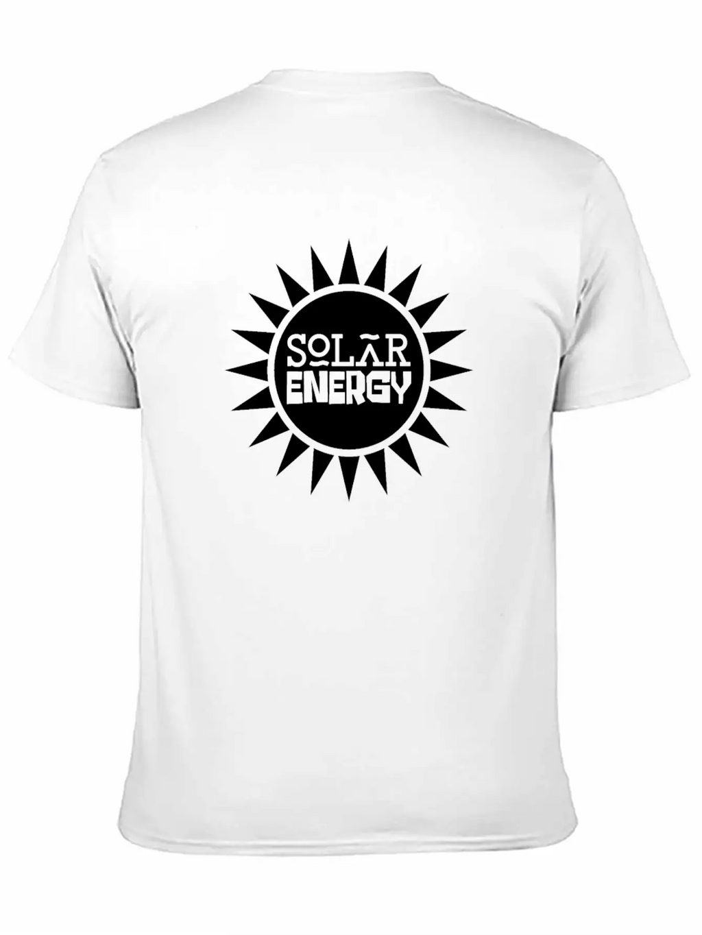 Solar Energy Sun Solar Power Renewable Energy Unisex Short Sleeve Soft Cotton T-Shirt – Casual Everyday Wear