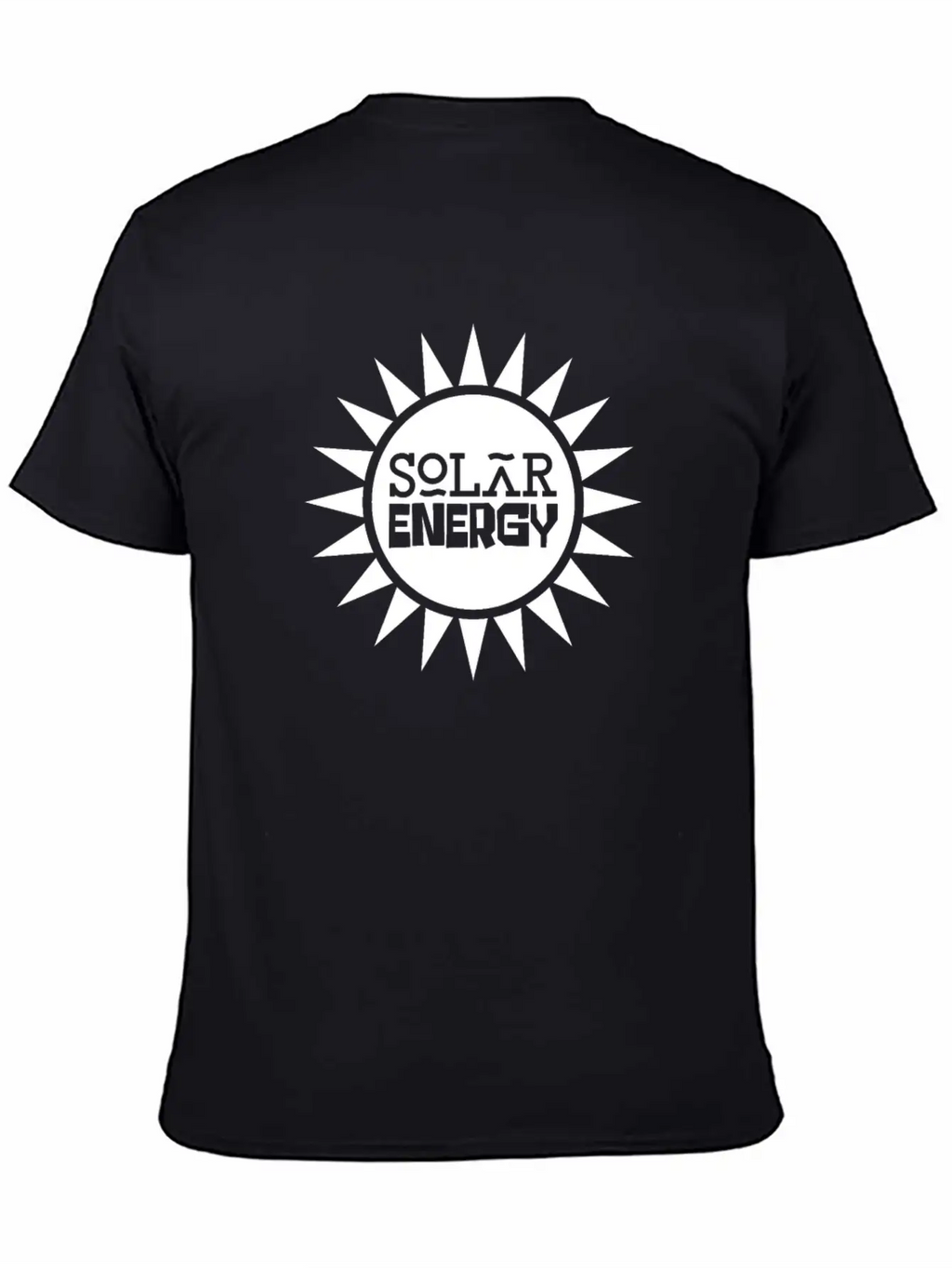 Solar Energy Sun Solar Power Renewable Energy Unisex Short Sleeve Soft Cotton T-Shirt – Casual Everyday Wear
