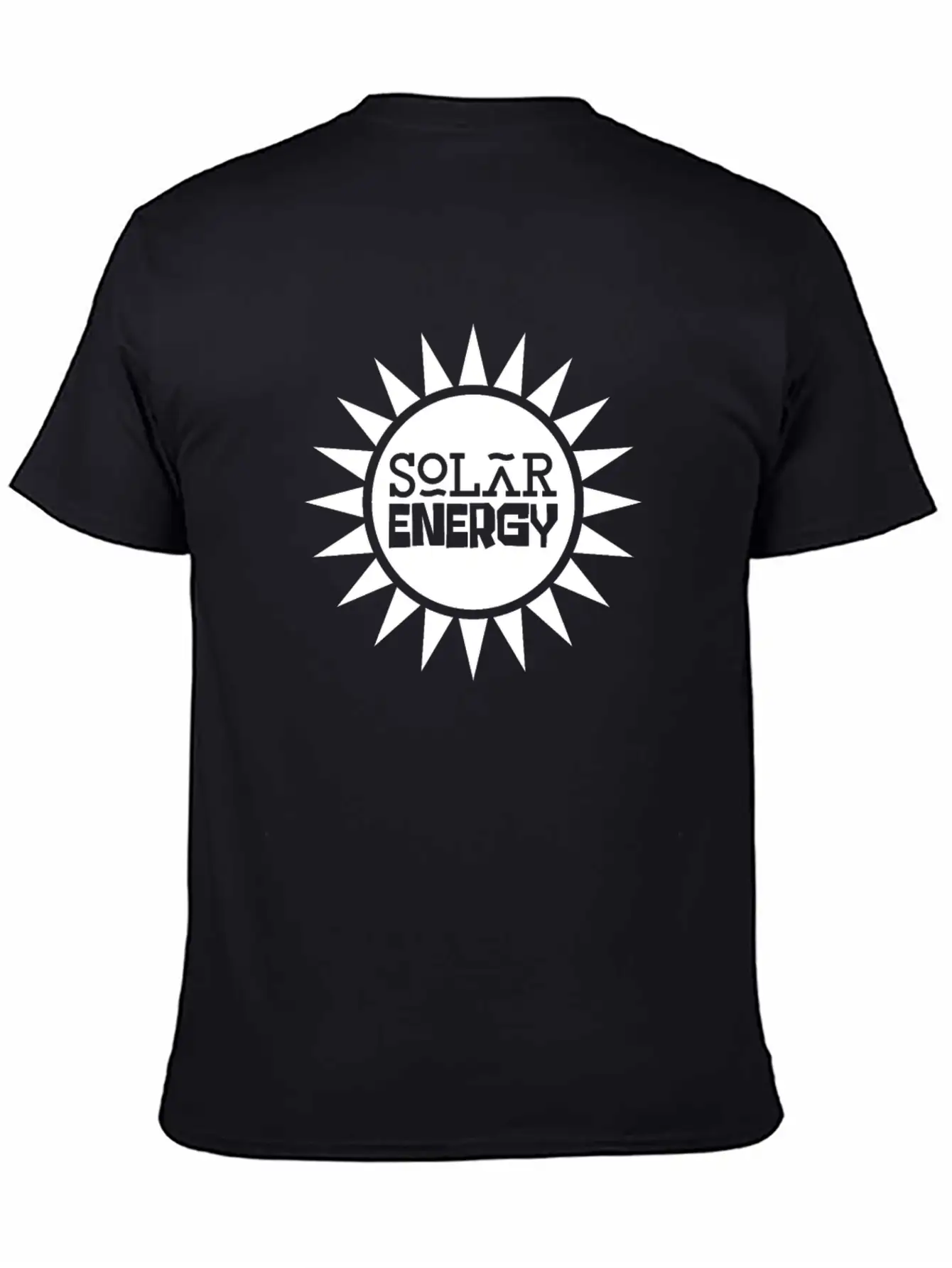 Solar Energy Sun Solar Power Renewable Energy Unisex Short Sleeve Soft Cotton T-Shirt – Casual Everyday Wear
