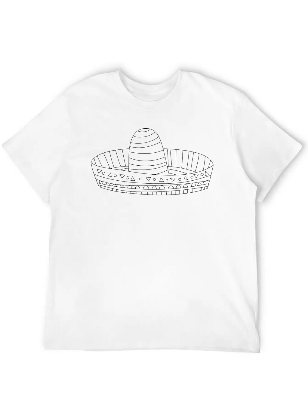 Sombrero Unisex Casual T-Shirt – Clean Design For Daily Comfort