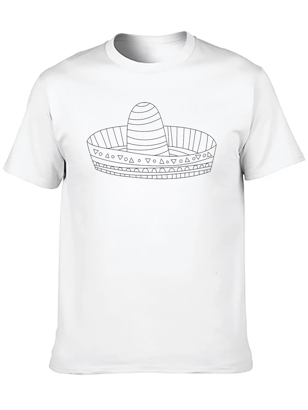 Sombrero Unisex Casual T-Shirt – Clean Design For Daily Comfort