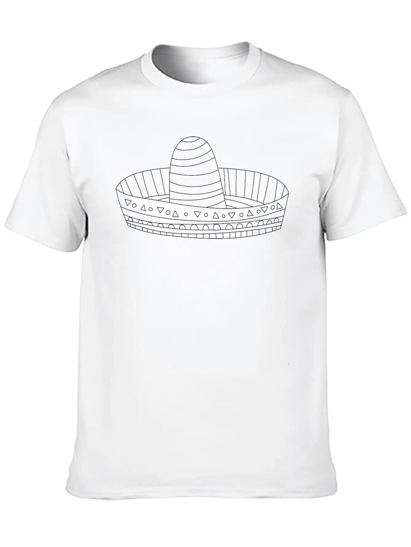 Sombrero Unisex Casual T-Shirt – Clean Design For Daily Comfort