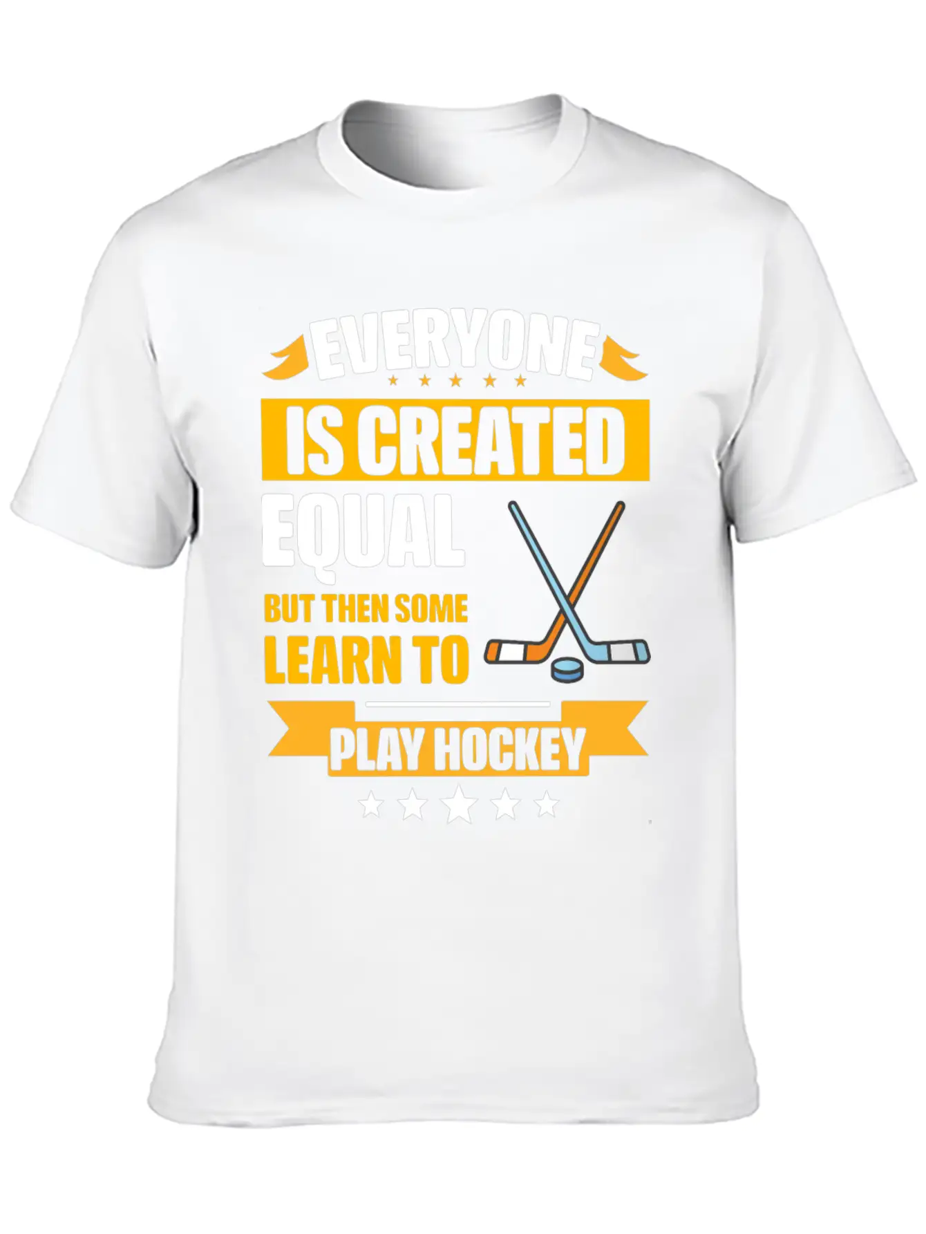 Some Learn To Play Hockey Funny Unisex Casual T-Shirt – Clean Design For Daily Comfort