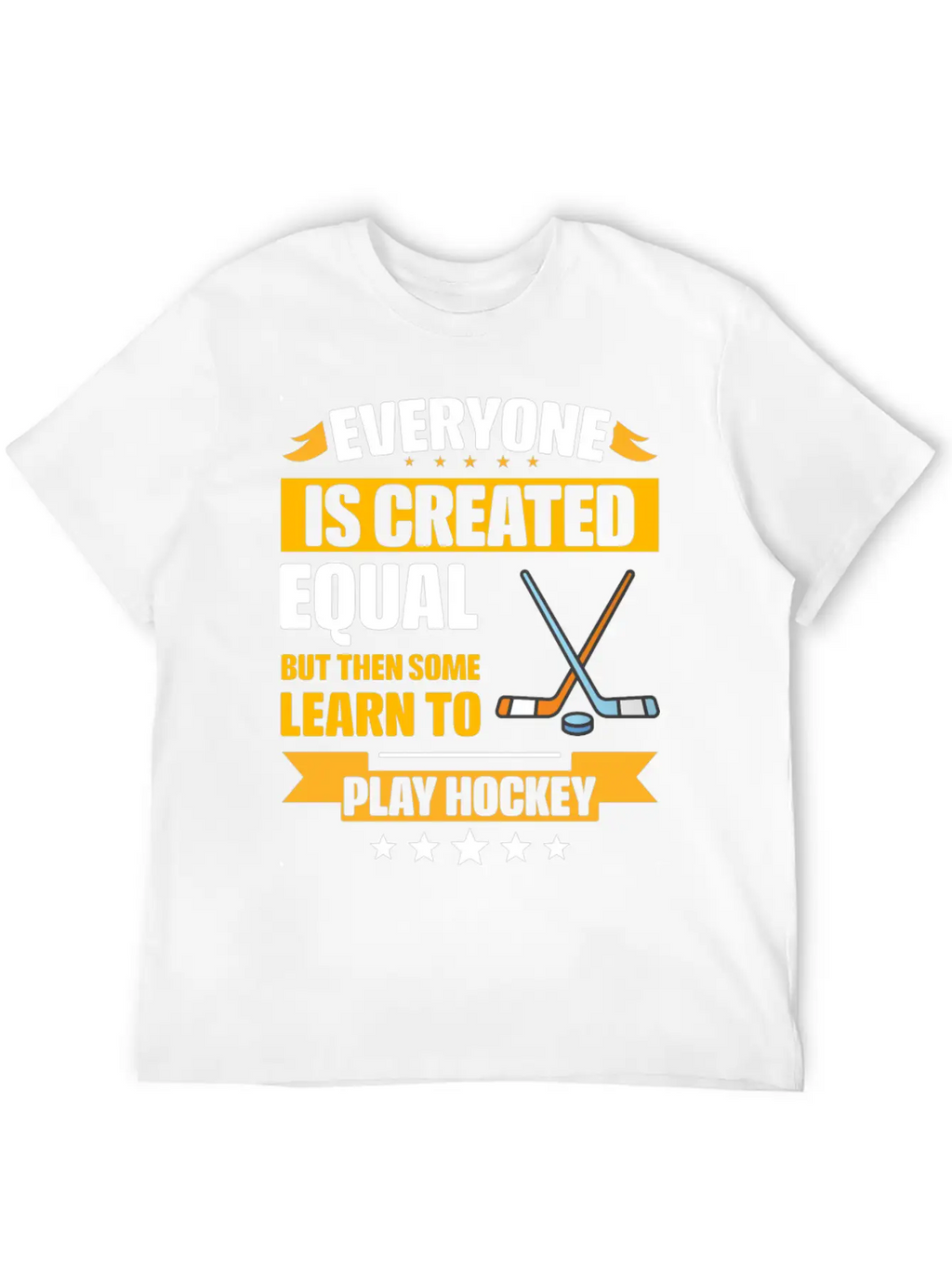 Some Learn To Play Hockey Funny Unisex Casual T-Shirt – Clean Design For Daily Comfort