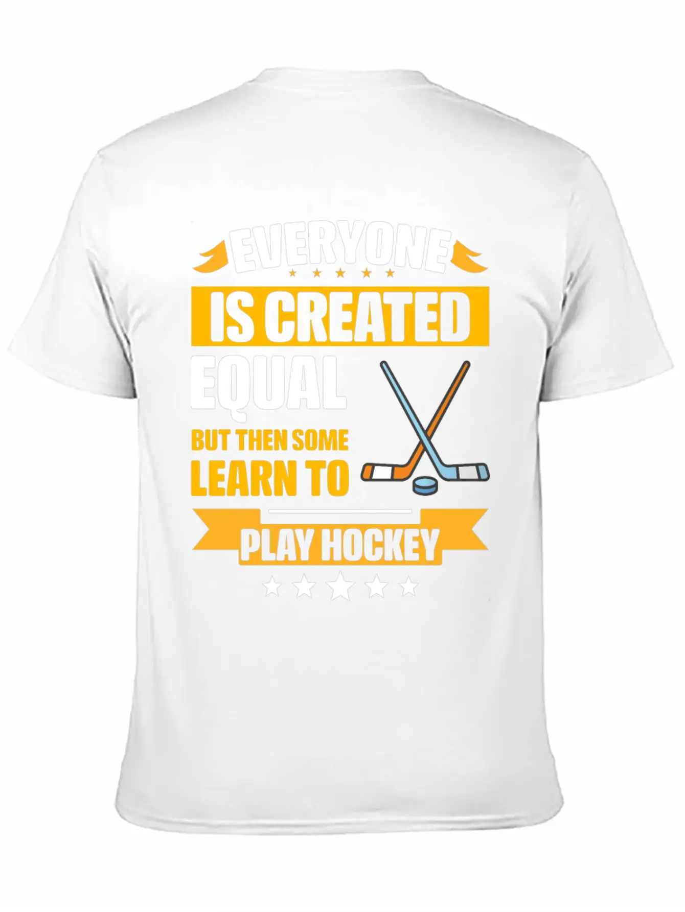 Some Learn To Play Hockey Funny Unisex Casual T-Shirt – Clean Design For Daily Comfort