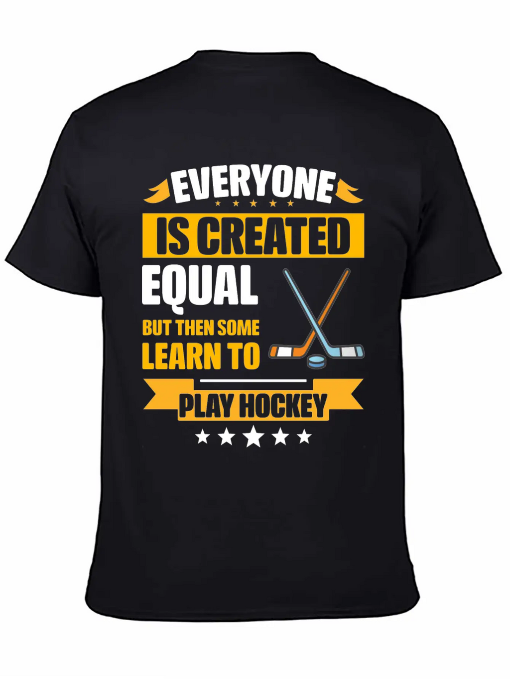 Some Learn To Play Hockey Funny Unisex Casual T-Shirt – Clean Design For Daily Comfort