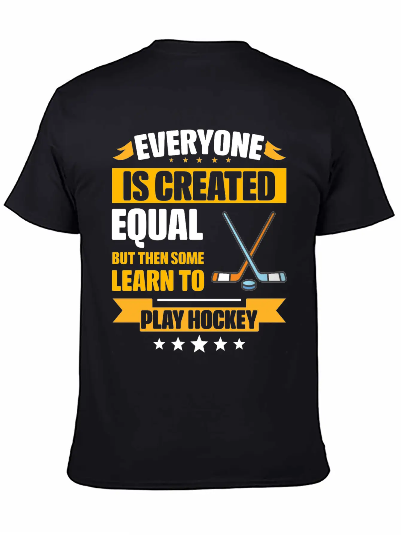Some Learn To Play Hockey Funny Unisex Casual T-Shirt – Clean Design For Daily Comfort
