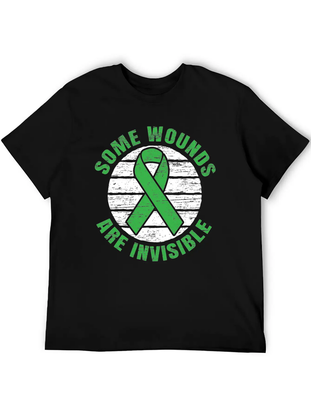 Some Wounds Are Invisible Mental Health Awareness Stylish Everyday T-Shirt – Unisex Basic Cotton Tee