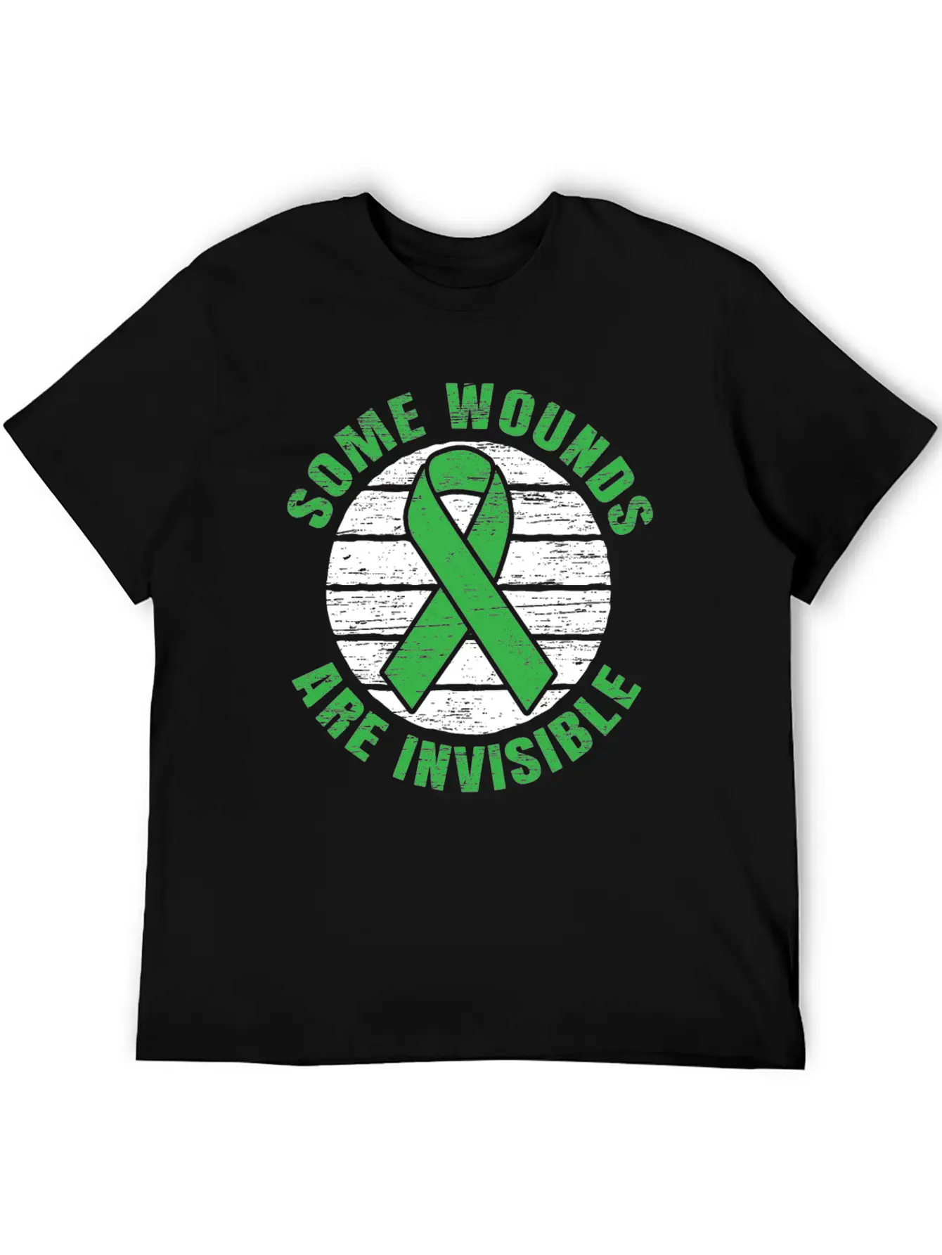 Some Wounds Are Invisible Mental Health Awareness Stylish Everyday T-Shirt – Unisex Basic Cotton Tee