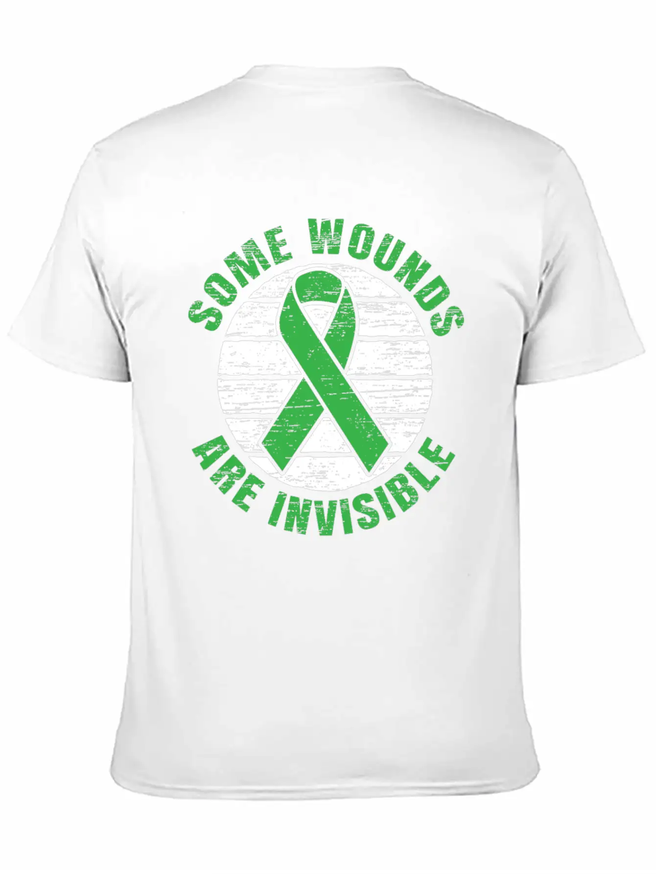 Some Wounds Are Invisible Mental Health Awareness Stylish Everyday T-Shirt – Unisex Basic Cotton Tee