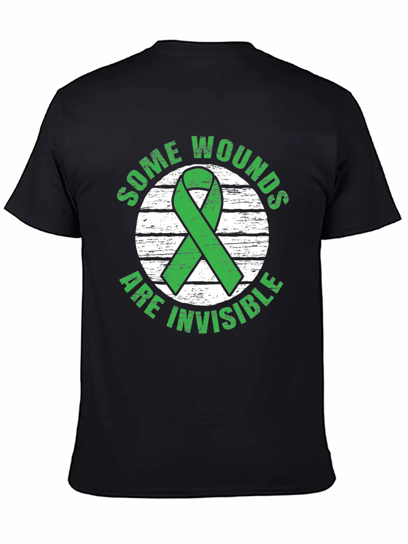 Some Wounds Are Invisible Mental Health Awareness Stylish Everyday T-Shirt – Unisex Basic Cotton Tee