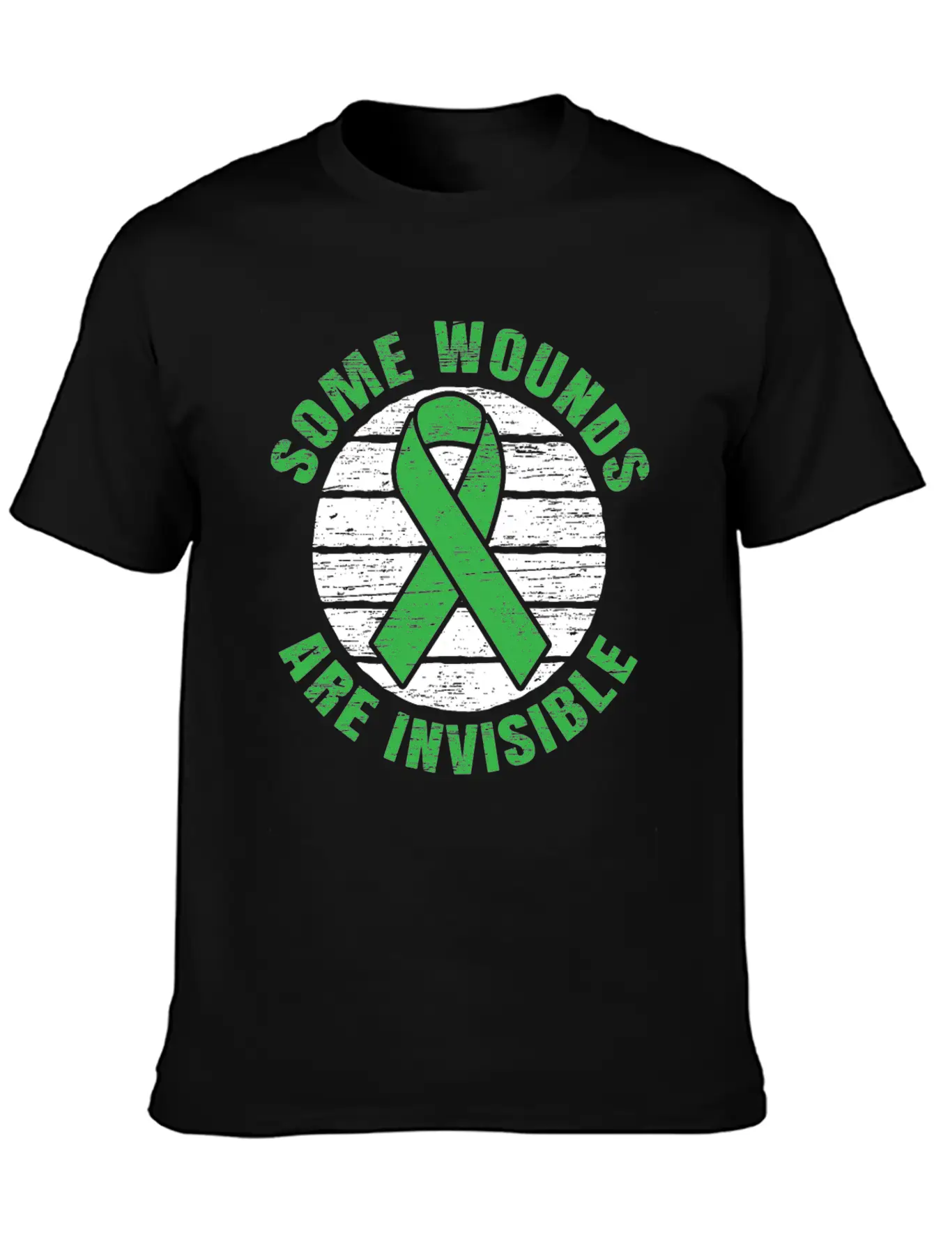 Some Wounds Are Invisible Mental Health Awareness Stylish Everyday T-Shirt – Unisex Basic Cotton Tee