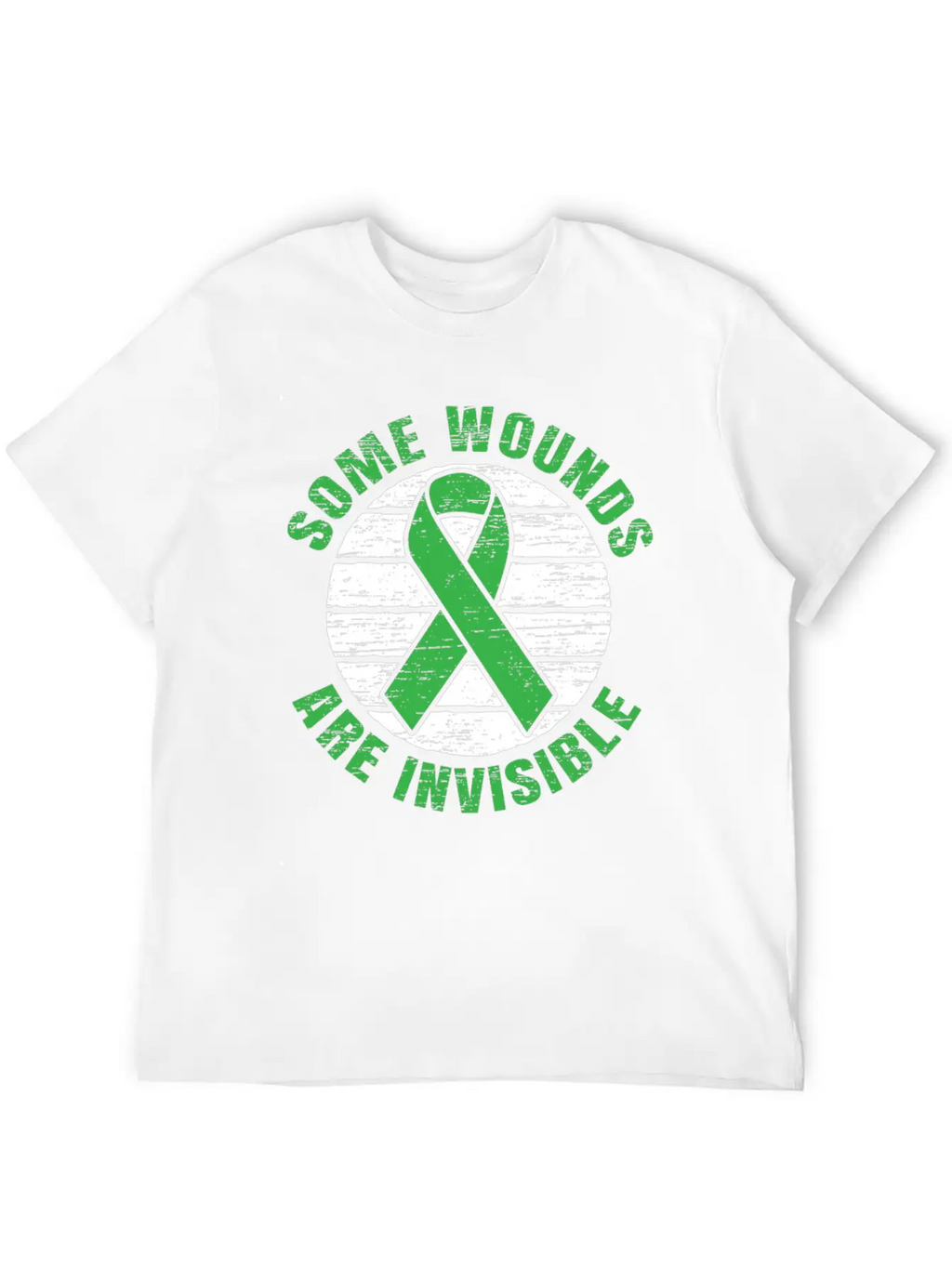 Some Wounds Are Invisible Mental Health Awareness Stylish Everyday T-Shirt – Unisex Basic Cotton Tee