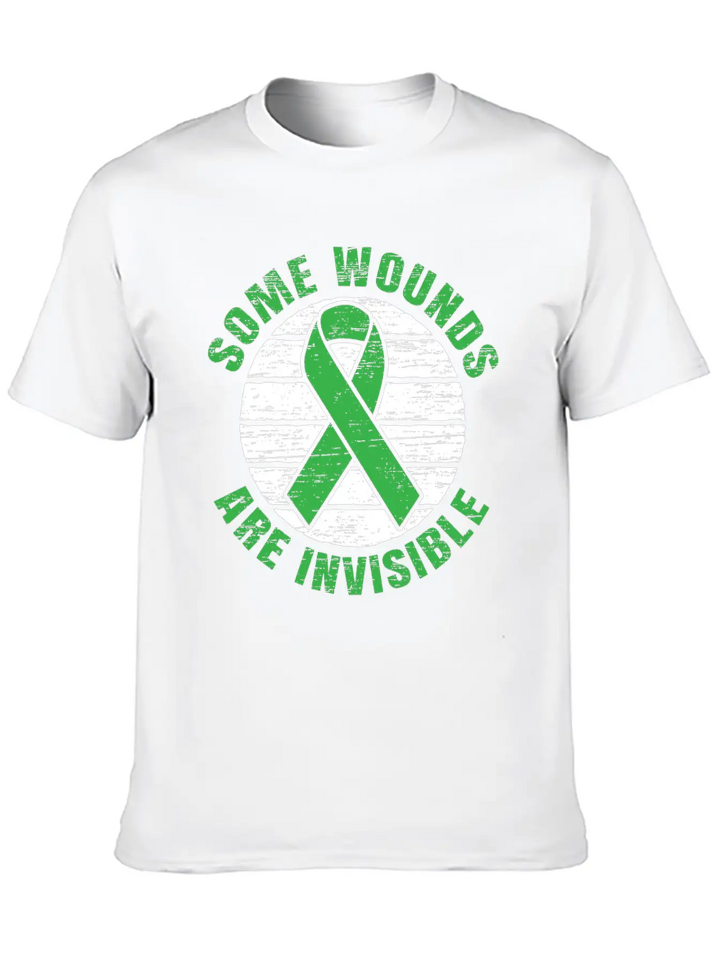 Some Wounds Are Invisible Mental Health Awareness Stylish Everyday T-Shirt – Unisex Basic Cotton Tee